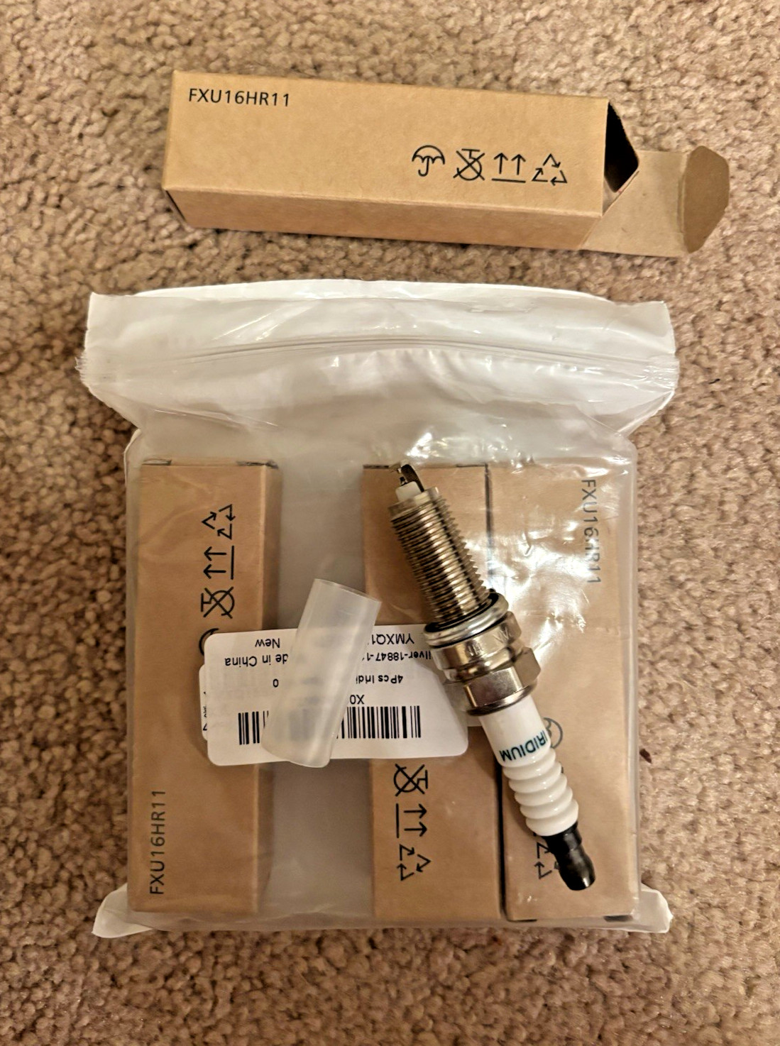 Spark Plug - DENSO FXU16HR11 Pack of 4