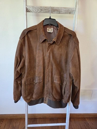 Vintage 1980s Banana Republic A-2 Flight Bomber Jacket - Excellent Condition - product listing photo