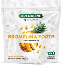 Symbeauty Bromelina Forte 120 Cpr (4 mesi) Drenaline 2500+5000 GDU | Betulla, Ce