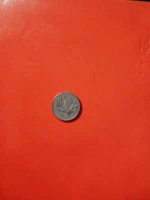 1978 Mexico 10 Centavos Coin   Corn & Maguey Design   Pre Reform