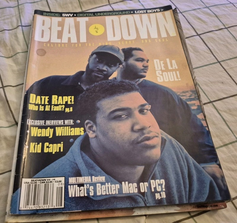 BEAT DOWN magazine De La Soul Wendy Williams Kid Capri SWV Digital Underground 