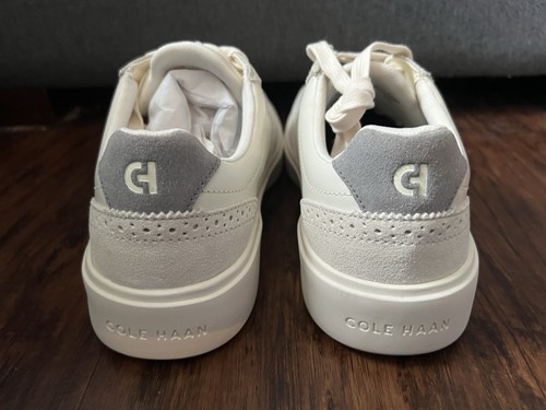 Cole Haan Grand Transition Zapatos Para Hombre Talla 10 Zapatillas Crosscourt Cuero Marfil - Imagen 7 de 10