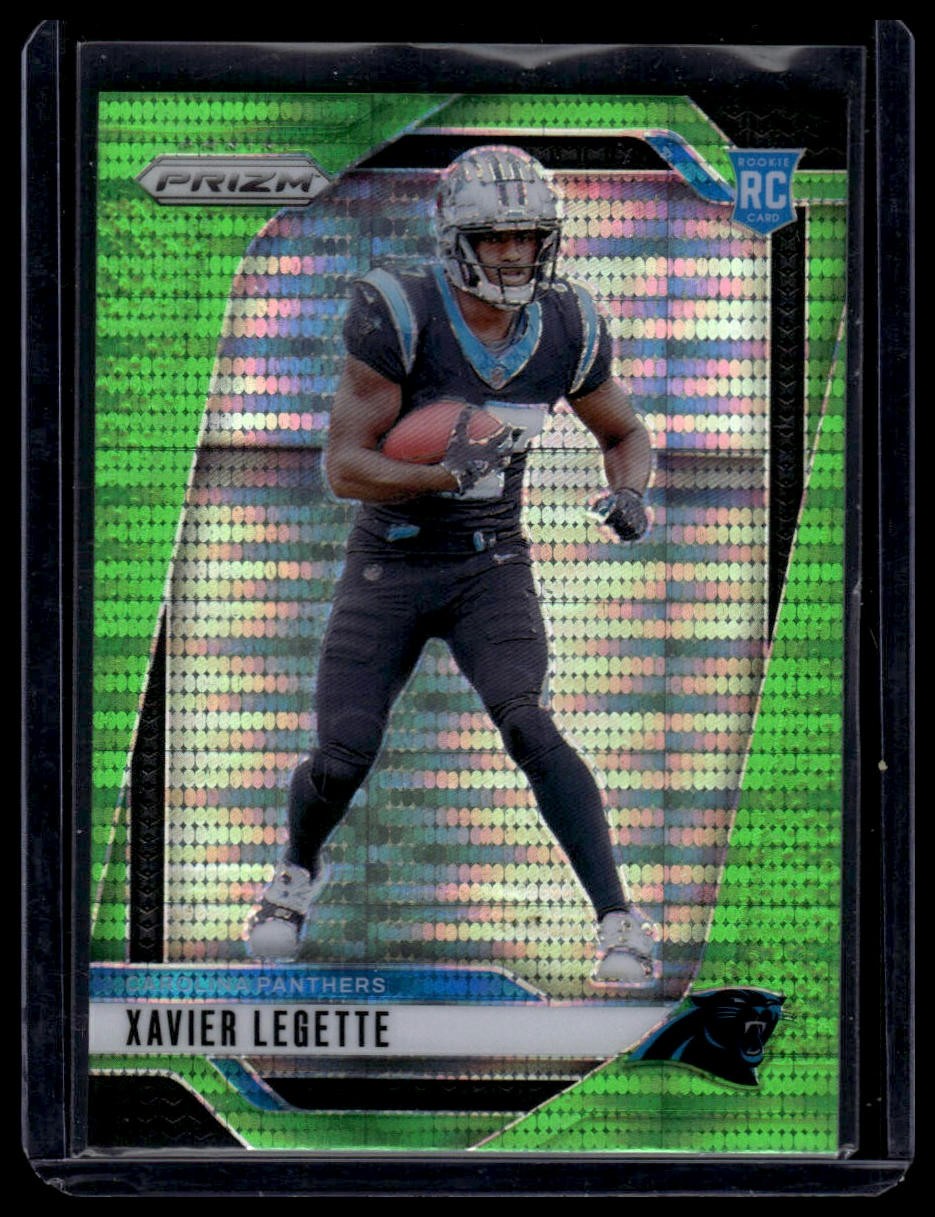 2024 Panini Prizm #398 Xavier Legette Green Wave