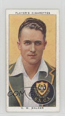 1938 John Player & Sons Cricketers Tobacco Charlie Walker #48 1u6
