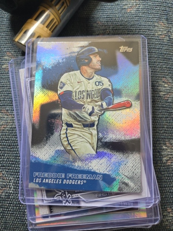 Topps Chrome Freddie Freeman Los Angeles Dodgers MLB Baseball Trading Card
