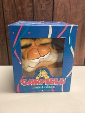 Vintage 1988 Dakin Garfield Limited Edition 10th Birthday Plush Toy W/ Box COA