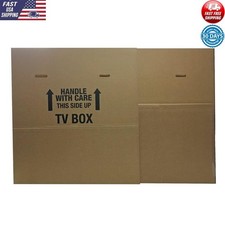 Adjustable Flat Screen TV Box Fits Up to 70" Double Wall Protection  Sleeves US