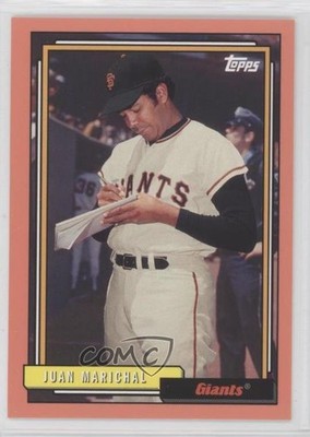 2017 Topps Archives 1992 Peach 119/199 Juan Marichal #207 HOF 0b0
