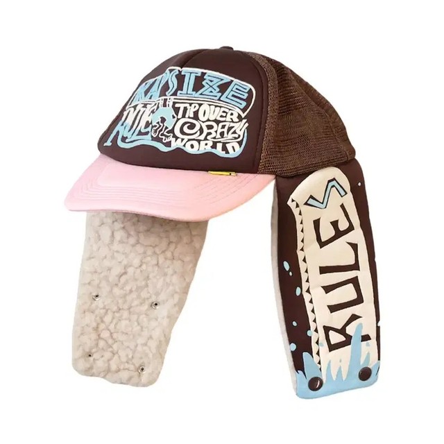 Kapital Lumber Truck Cap Brown Pink New