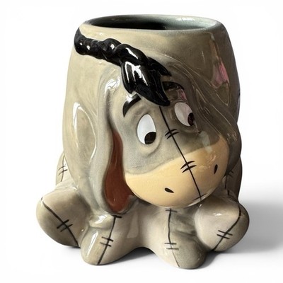 Disney Store Eeyore of Winnie the Pooh 3D Kaffeebecher schwer Figur i-ah iah Neu