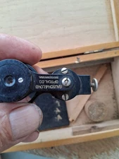 Abbe-type camera lucida,  made by  Bausch & Lomb. ??