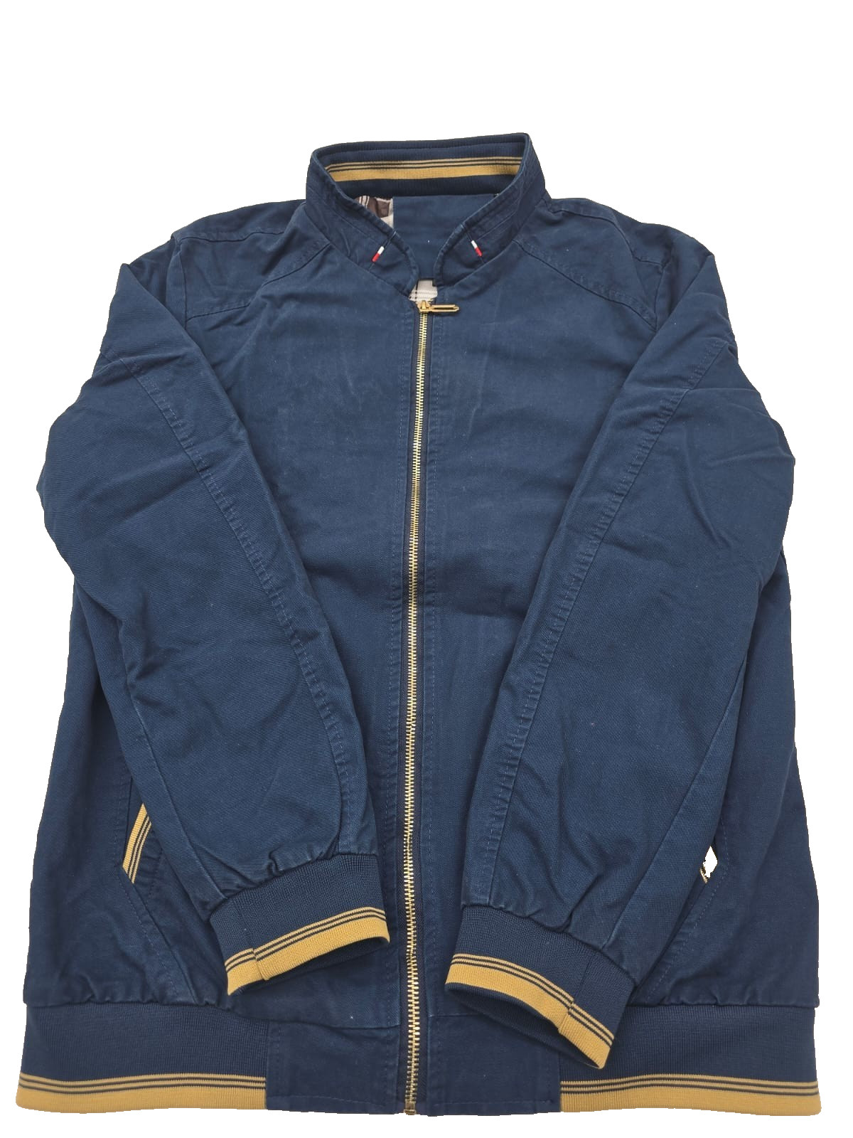 Chaqueta con cremallera azul marino Shein talla S ropa exterior informal ligera