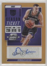 2018 Contenders Optic Veteran Ticket Orange Prizm 8/25 Nemanja Bjelica Auto s3g