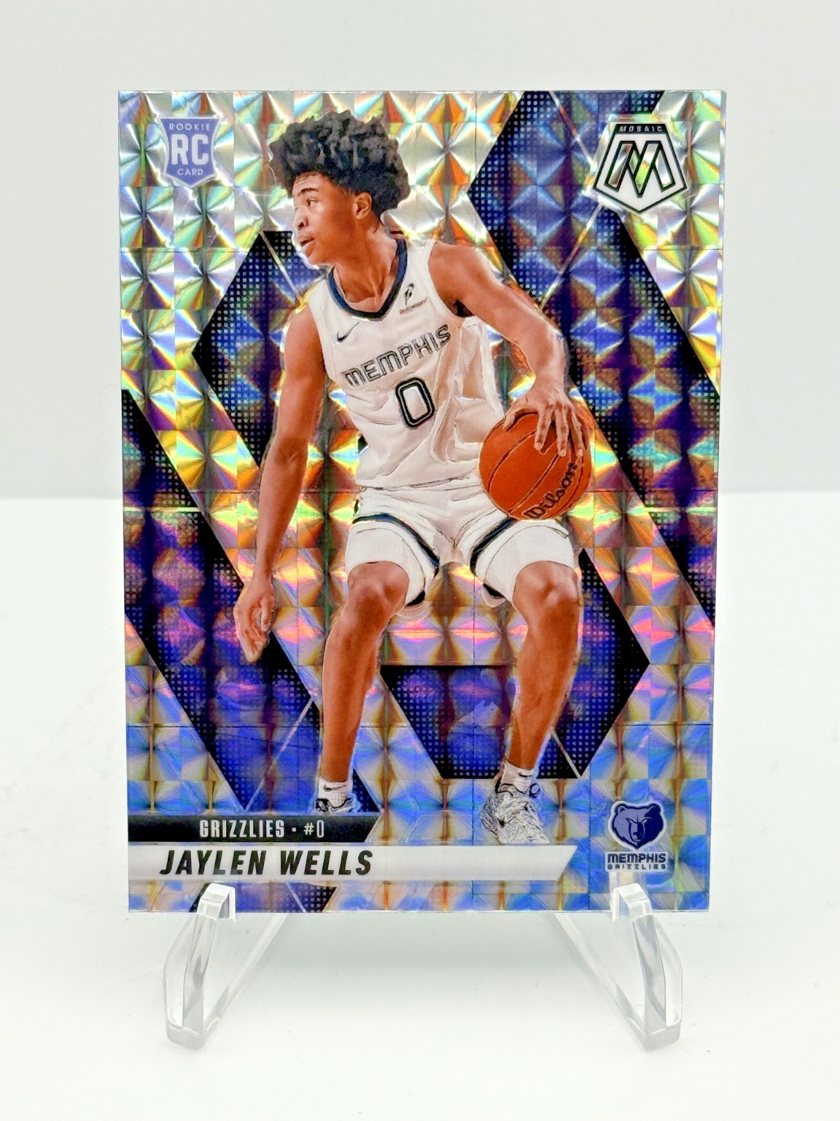2024-25 Mosaic Basketball - Jaylen Wells Mosaic Prizm RC #240