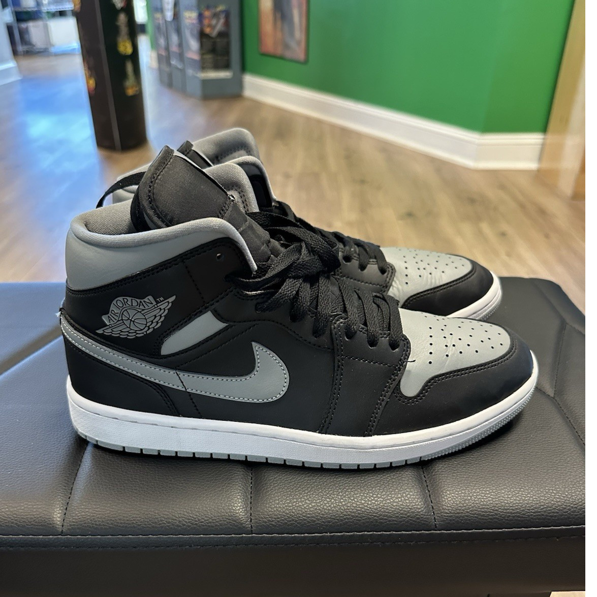 Jordan 1 Mid Shadow Black Gray | eBay display picture 2