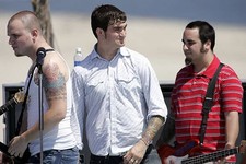 Chad Gilbert Jordan Pundik and Ian Grushka of New Found Glory Old Photo
