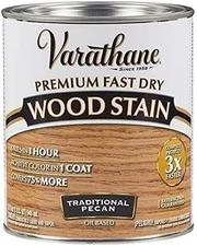 Rust-Oleum 262013 Varathane Fast Dry Wood Stain Quart, Traditional Pecan