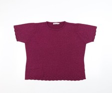 Basic T-Shirt Damen UK Gr&ouml;&szlig;e XL EWM Rosa