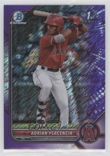 2022 Bowman Chrome Prospects Purple Shimmer Refractor /250 Adrian Placencia 0c6