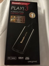 Sound Blaster Play 3 USB DAC Amp with High Resolution Audio Adapter