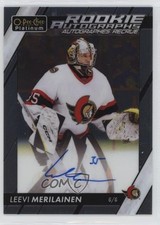 2024 O-Pee-Chee Platinum 2023-24 Update Rookie Leevi Merilainen #R-LM Auto 1r7x