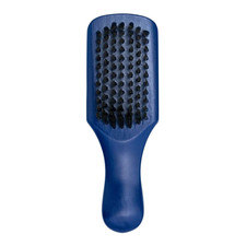 Professional Compact Barber Brush, Soft Nylon Bristles Blue