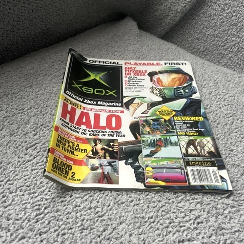 Vtg Official XBOX Magazine Issue #2 January 2002 HALO Silent Hill 2 Video Game