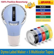 DYMO Omega Präge Beschriftungsgerät Schriftband 9mm 3D Embossing Label Maker