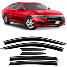 Custom Fit Wind Deflectors for Honda Accord 2018 2022 Polycarbonate Rain Guards
