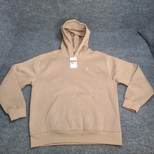 Jordan Sweatshirt Men Large Desert Beige Brooklyn Fleece Hoodie Sweater Nike Air