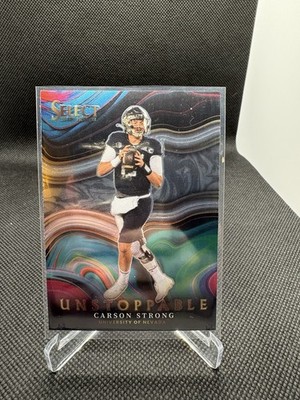 2022 Panini Select Draft Picks - Unstoppable Carson Strong #US-CS (RC)