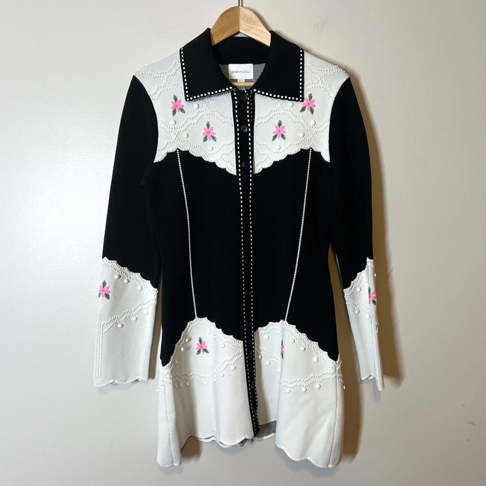 RARE Alice McCall Come Over Jacket Dress Floral Lace Size 8 image 3