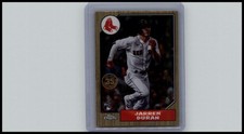 2022 Topps Chrome #87BC-19 Jarren Duran 1987 Topps Baseball Wood Refractor