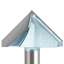 Double Flute CNC Engraving 90 Degree V-Grooving Router Bit Cutter