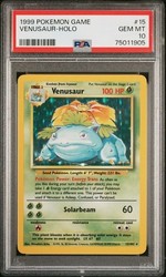 Venusaur 15/102 Base Set Holo Rare