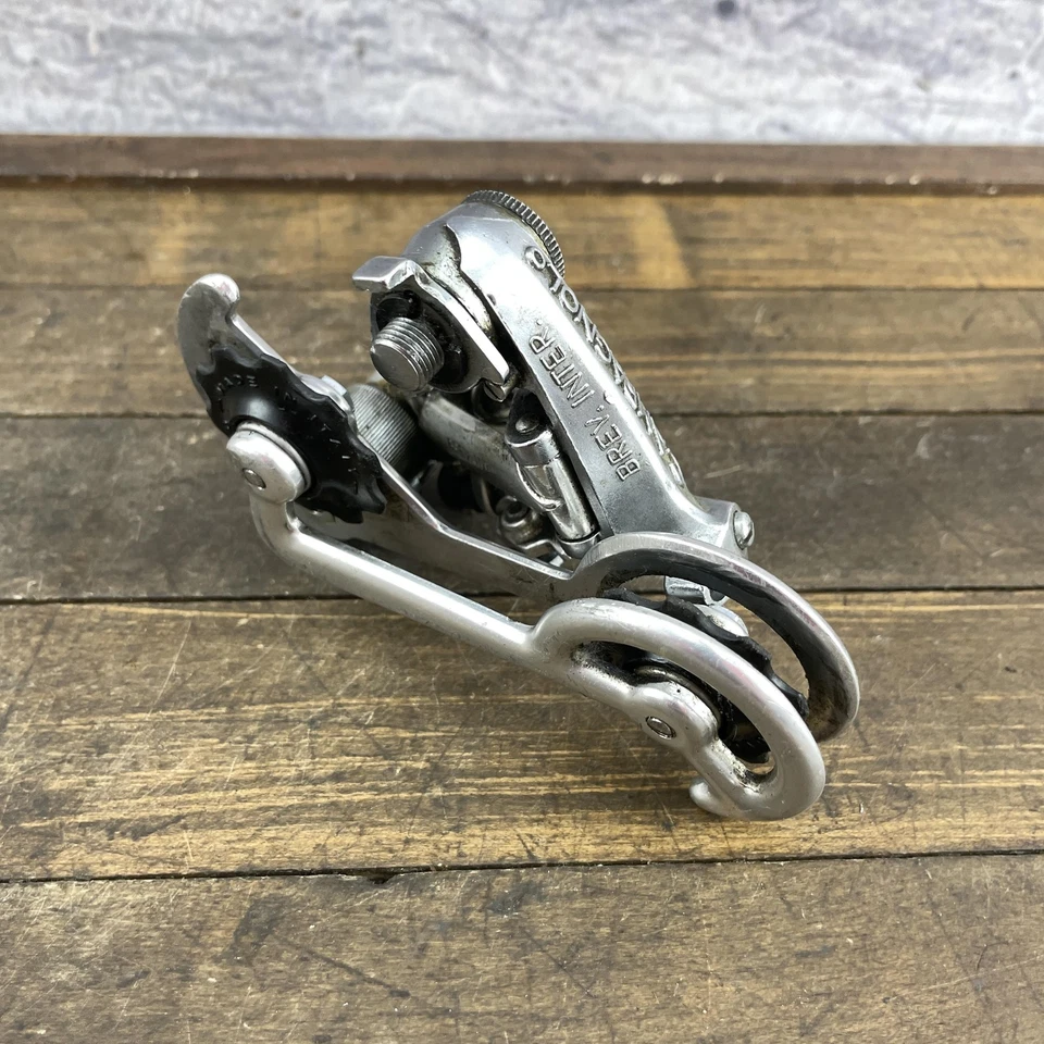 Desviador trasero Campagnolo Rally de colección jaula larga carretera turismo 320 g plateado Foto 2 de 4