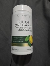 Carlyle Oil of Oregano with Black Seed Oil  8000mg  300 Softgel Capsules