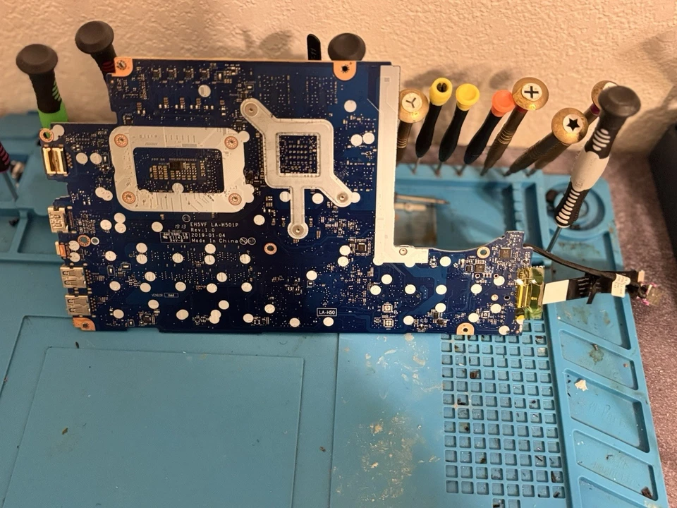 Placa madre Acer AN515-54 AN515-43 AN517-51 AN715 fregadero de enfriamiento y ventilador piezas usadas Foto 2 de 4