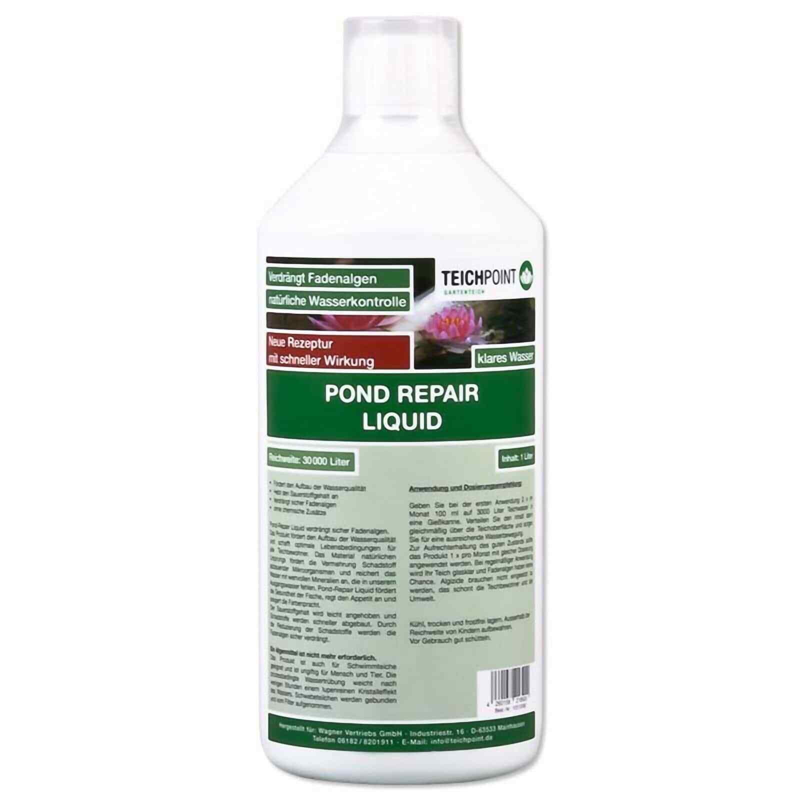 Teichpoint Pond Repair Liquid flüssig, keine Fadenalgen Koi Teich Algen