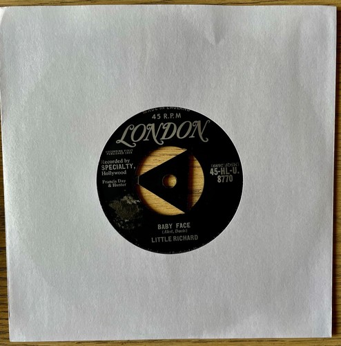 LITTLE RICHARD BABY FACE 7" SINGLE LONDON (1958) EX- ROCK 'N' ROLL ENGLAND - Imagen 3 de 3