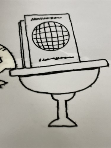 Peanuts Produktion Cel Snoopy am Schreibtisch ** Video lesen und ansehen - Bild 5 von 15