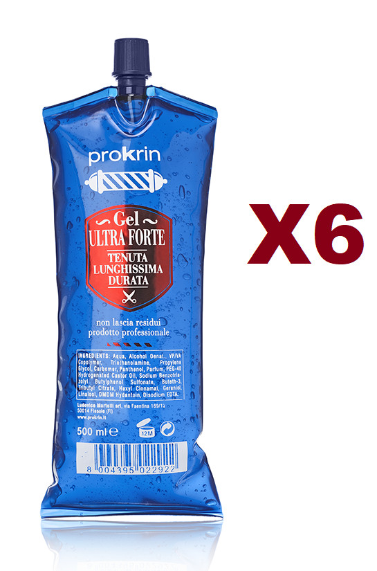 6x Prokrin Gel Ultra Forte 500ml | Tenuta Lunghissima Durata Vescica