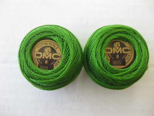 DMC Cotton Perle Thread Size 8 Needlepoint 10g France Lot of 2 - Picture 89 of 113