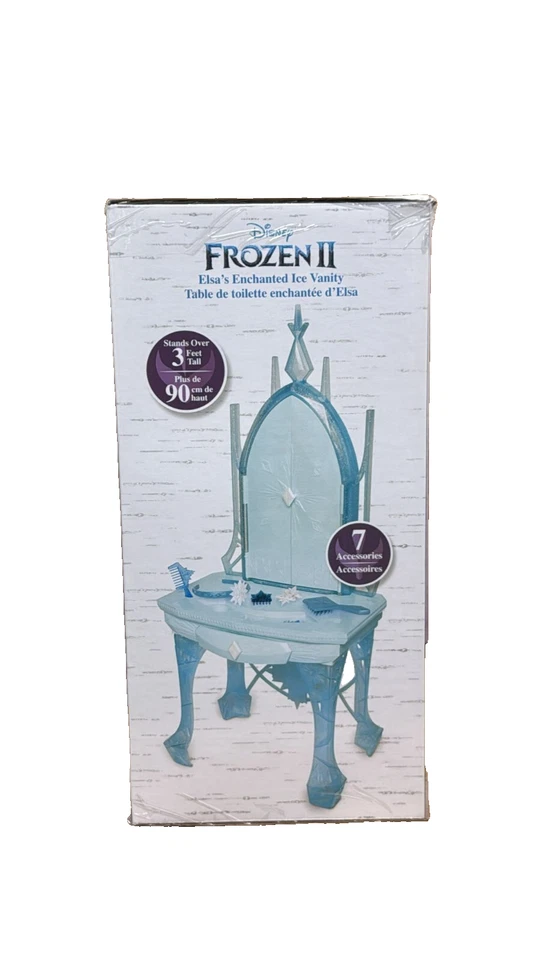 Disney Frozen 2 Elsa's Enchanted Ice Niños Tocador con Luces Foto 4 de 4