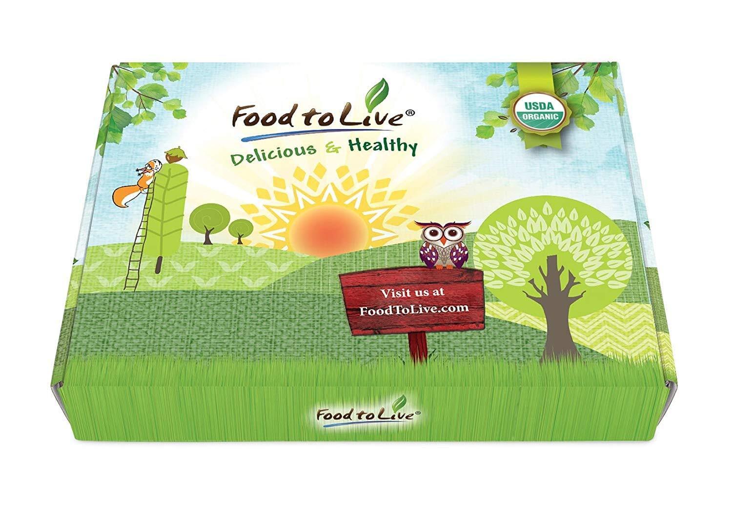 Organic Sprouting Seeds - Gift Box by Food to Live (Non-GMO,Kosher)