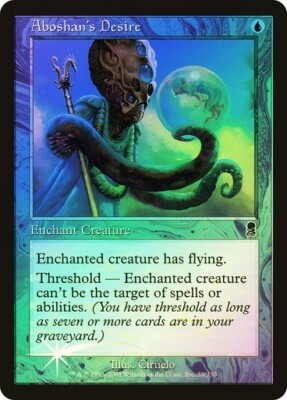 Odyssey  MTG FOIL  Aboshan's Desire  Magic