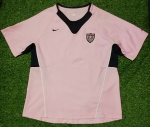 pink nike soccer jersey