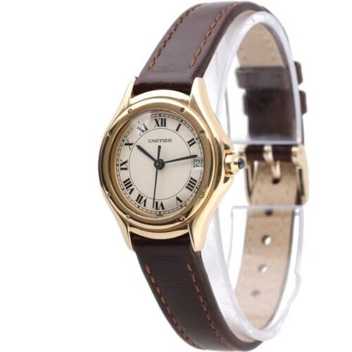 Vintage 1990's Cartier Cougar 117000R Watch 18ct Yellow Gold - Excellent Cond. - Picture 4 of 5