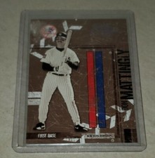 2005 Leather & Lumber - DON MATTINGLY - Silver Parallel  NEW YORK YANKEES #d/100