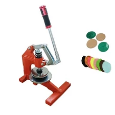 Hand Press Round Sample Cutter Disc Sampler Textile Fabric Gram Instrument φ4"